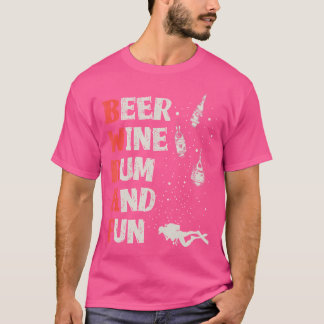 Camiseta Engraçado Mergulho, Budy Check Bwarf