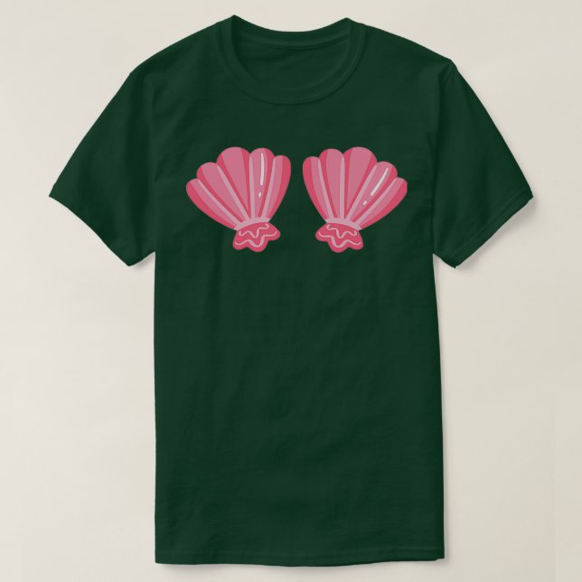 Camiseta Engraçado Mermaid Costume (Frente do Design)