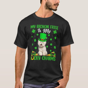 Camiseta Engraçado Meu Bichon Frise É Minha Rua De Charmes 