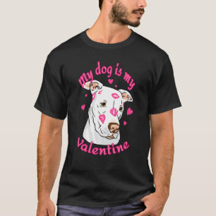 Camiseta Engraçado Meu Cachorro É Meu Namorado Dia Dos Namo