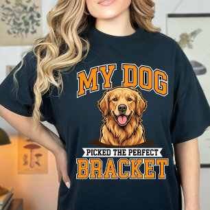 Camiseta Engraçado Meu Cachorro Escolheu O Bracket Perfeito