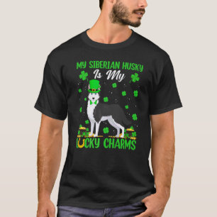 Camiseta Engraçado Meu Husky Siberiano É Meu Amuleto Da Sor