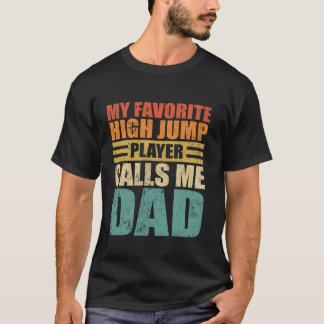 Camiseta Engraçado, Meu Jogador de Salto Alto Me Chama Pai