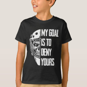 Camiseta Engraçado Meu Objetivo É Negar O Seu Goleiro De Hó