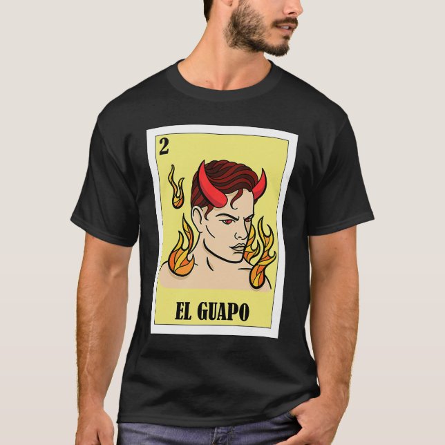 Camiseta Engraçado mexicano por Hispanos El Guapo (Frente)