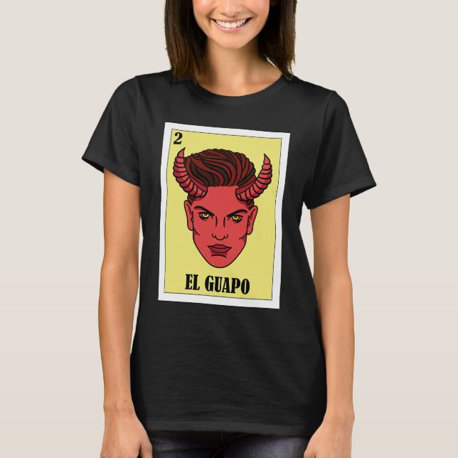 Camiseta Engraçado mexicano por Hispanos El Guapo 1 (Frente)