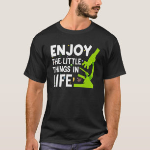 CAMISETA ENGRAÇADO MICROSCÓPIO, MICROBIÓLOGOS CIE DO NERD D