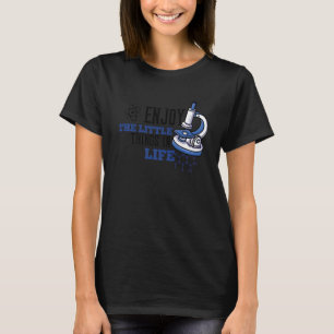 CAMISETA ENGRAÇADO MICROSCÓPIO, MICROBIÓLOGOS NERD SCI