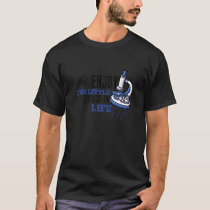 CAMISETA ENGRAÇADO MICROSCÓPIO, MICROBIÓLOGOS NERD SCI