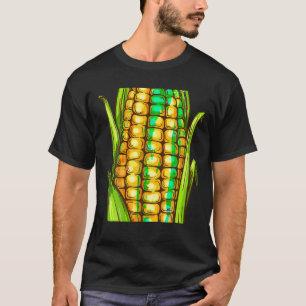 Camiseta Engraçado Milho Engraçado Fosse Foodie Farmer Men