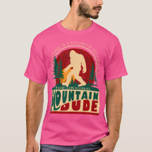 Camiseta Engraçado Montanha Sasquatch Cara, Todos São Favor