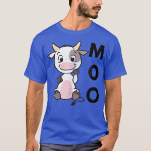 Camiseta Engraçado Moo Baby Cow Country Life Farmation Faze