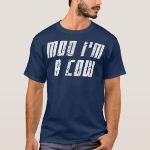 Camiseta Engraçado Moo, eu sou um fazendeiro de vacas... Fa