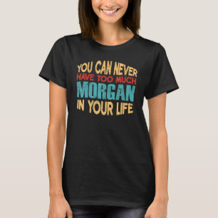 Camiseta Engraçado Morgan Personalizou a Piada I