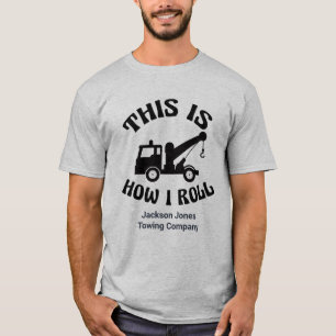 Camiseta Engraçado Motorista de Caminhão de Dois É assim