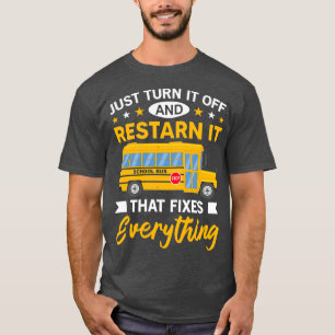 Camiseta Engraçado Motorista de Ônibus Engraçado Presente A