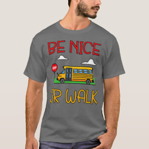 Camiseta Engraçado Motorista de Ônibus Escolar Oferece Ônib