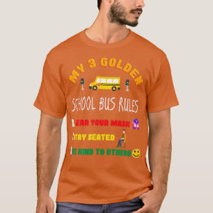 Camiseta Engraçado Motorista De Ônibus Escolar Presente Nas