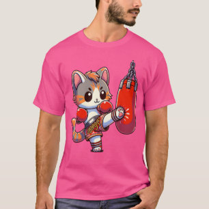 Camiseta Engraçado Muay Tailandês Kickboxing Tailandês Boxi