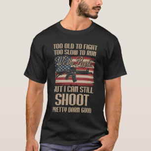 Camiseta Engraçado Muito Velho Para Lutar Muito Lento Para