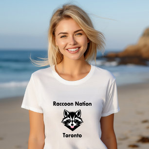 Camiseta Engraçado Nação de guaxinim engraçado Toronto de c