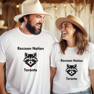 Camiseta Engraçado Nação de guaxinim engraçado Toronto de c