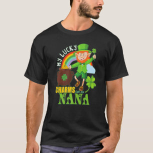 Camiseta Engraçado Nana Paddy Day St Patricks Sortudos Cham