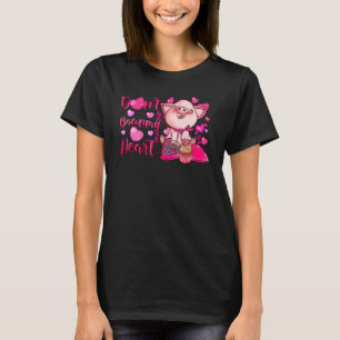 Camiseta Engraçado Não Bacon Meu Coração Porco Fofo Dia dos