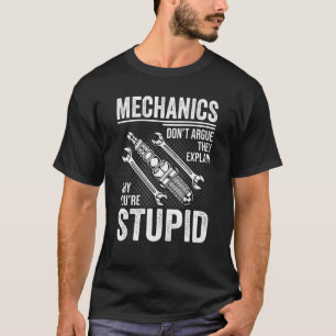 Camiseta Engraçado Não Discuta Por Que Você É Burro Para Me