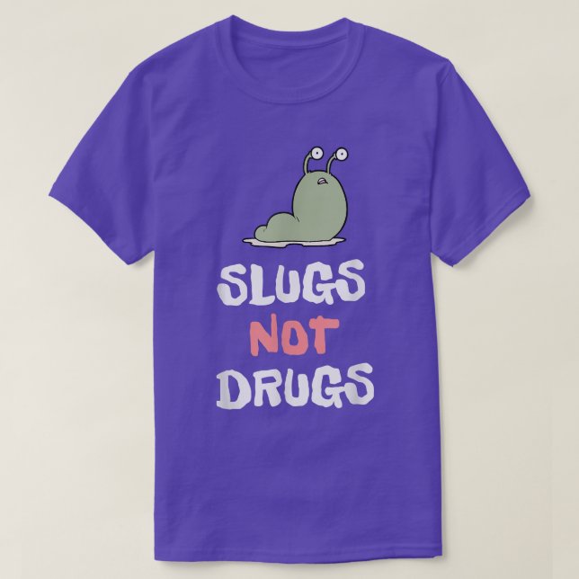 Camiseta Engraçado Não Drogas Roupa (Frente do Design)