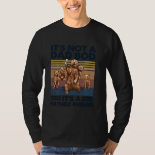 Camiseta Engraçado Não É Um Bod Pai É Um Pres Familiar Pai