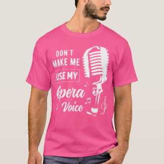 Camiseta Engraçado Não Me Faça Usar Meus Presentes De Voz D