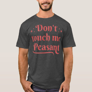Camiseta Engraçado Não Me Toque A Citação De Direitos Do Pa