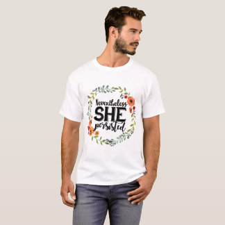 Camiseta Engraçado não obstante persistiu meme bonito do