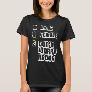 Camiseta Engraçado Não Pronomes Enby Gênero Não Binário