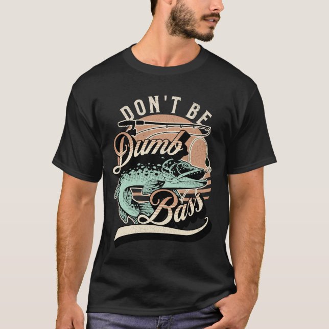 Camiseta Engraçado, não seja um Pai de peixe burro (Frente)