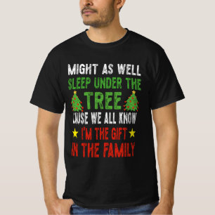 Camiseta Engraçado Natal Crianças de Natal Pijamas Meninas 