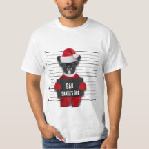 Engraçado Natal Mugshot Papai noel Mau