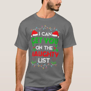 Camiseta Engraçado Natal Posso Te Colocar Na Lista De Maldi