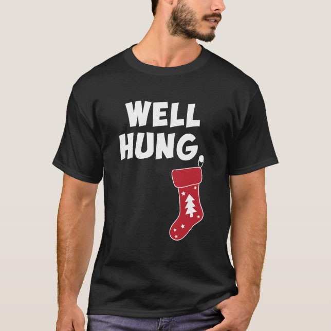 Camiseta Engraçado Natal Sujo Bem Preso (Frente)