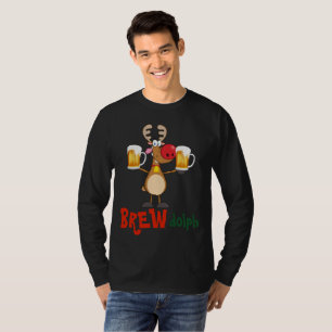 Camiseta Engraçado Natal T para amantes de CERVEJA - LIT R