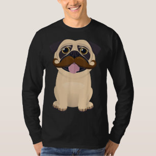 Camiseta Engraçado Natal Xmas Pug Cachorro Cachorro Cachorr