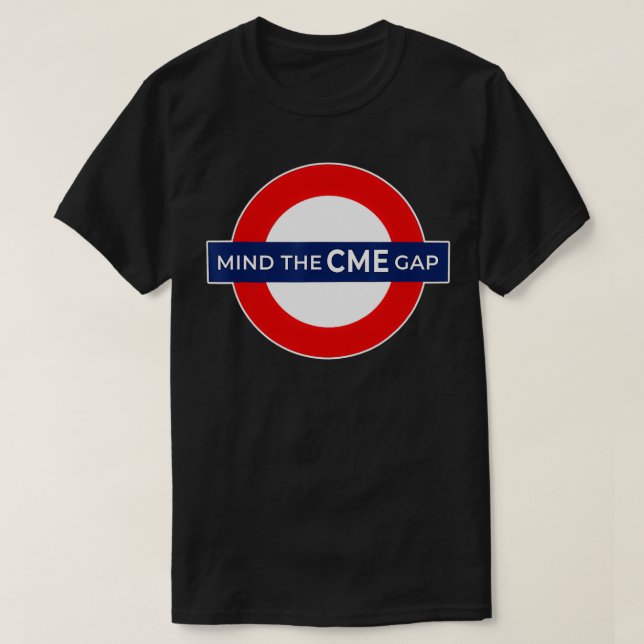 Camiseta Engraçado Negociação Mente O Fosso Da CME Para Fut (Frente do Design)