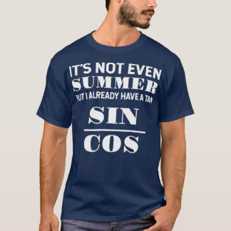 Camiseta Engraçado Nerd De Trigonometria Pun Gift De Sobres