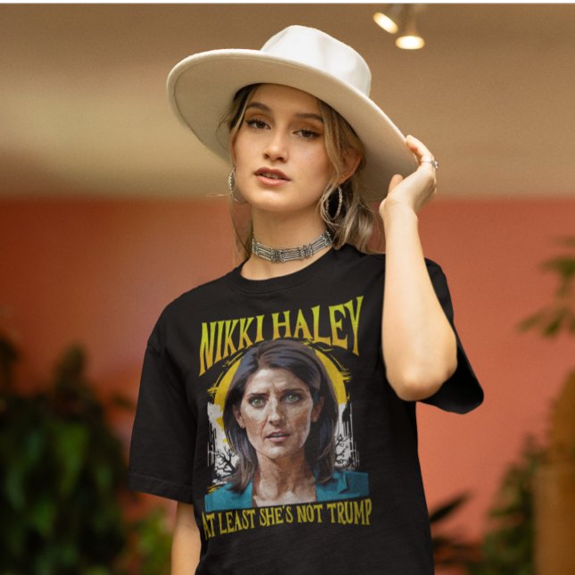 Camiseta Engraçado Nikki Haley (Criador carregado)