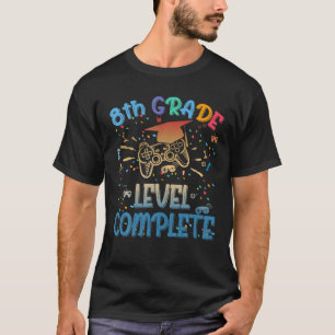 Camiseta Engraçado Nível 8º Grau Completo Vídeo Gamer 2