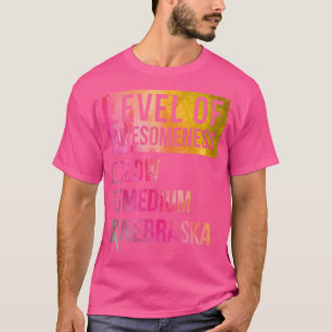 Camiseta Engraçado Nível De Consciência Baixo Neuromáscara 