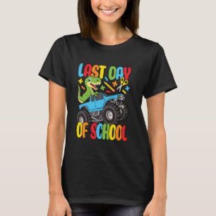 Camiseta Engraçado No Dia Passado Da Escola Monstro Do Dino