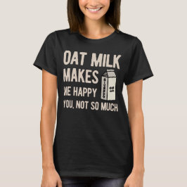Camiseta Engraçado no leite