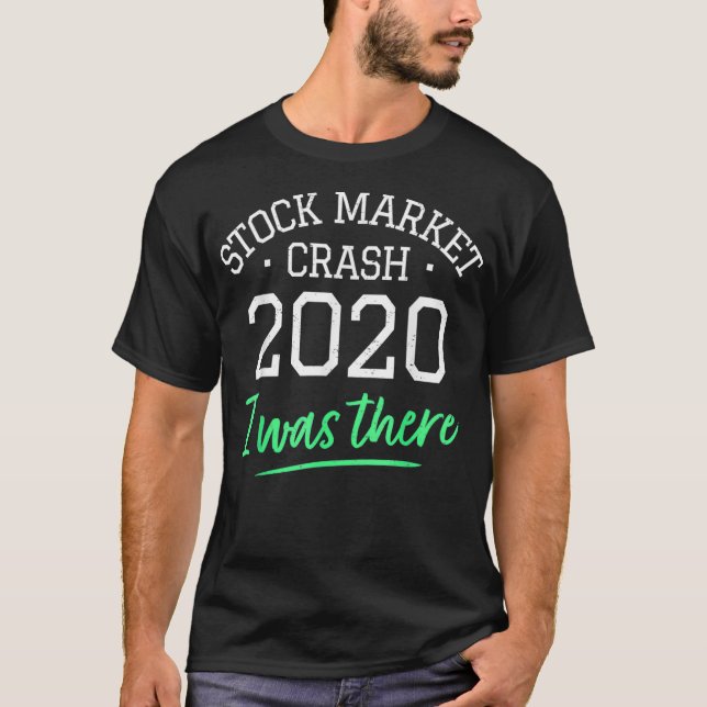 Camiseta Engraçado no Mercado de Ações Funny 2020 Investir  (Frente)